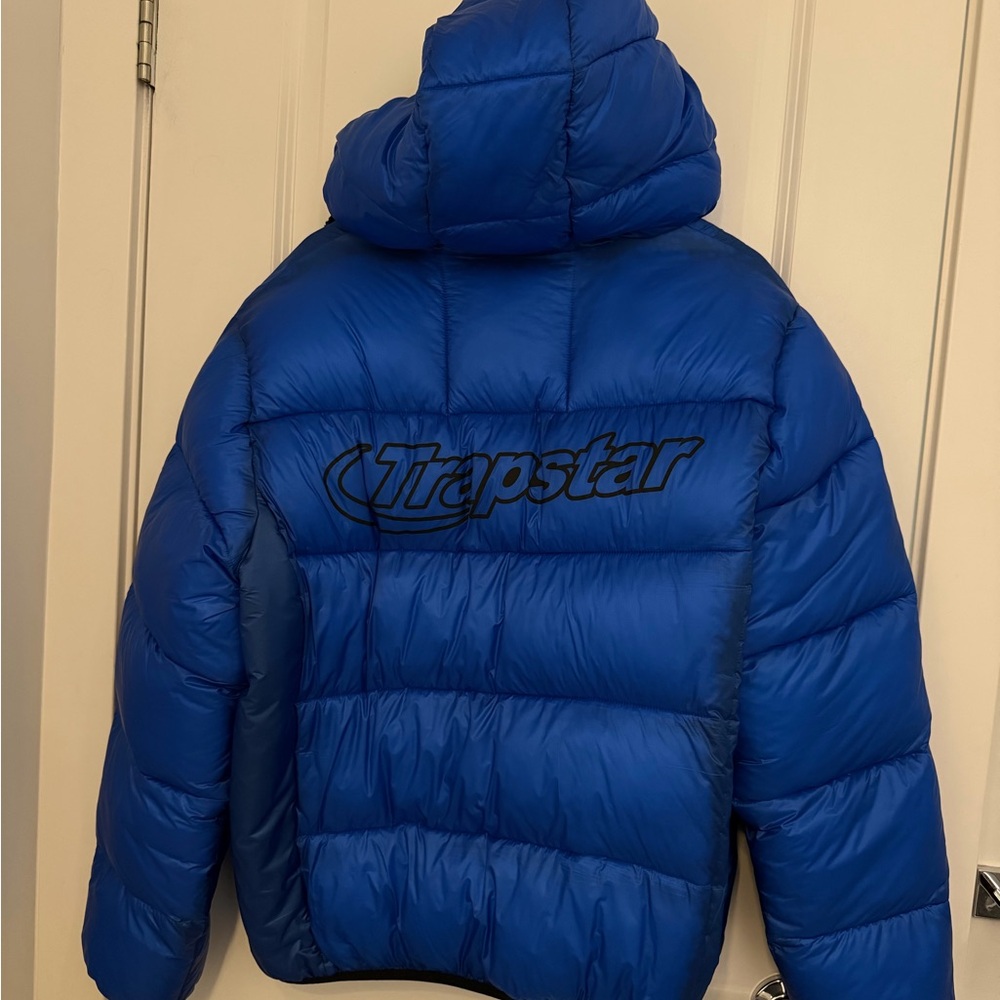 Trapstar Men's Blue Puffer Jacket